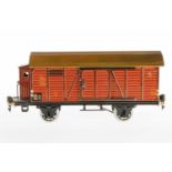 Märklin gedeckter Güterwagen 1791 B, S 1, CL, mit BRH, 2 ST, Gussrädern und Schlussbeleuchtung, tw