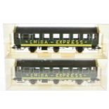 Märklin Personenwagen-Set "China Express" 58091, S 1, grün, 2-teilig, L je 41,5, OK, Z 1-2