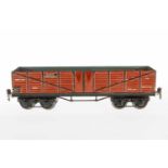 Märklin Hochbordwagen 1849, S 1, HL, LS und gealterter Lack, L 33,5, sonst noch Z 2