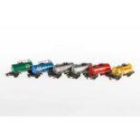 Trix Express Kesselwagen-Set 433, S H0, mit 6 Wagen, LS, L 10,5, bespielt