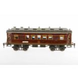 Märklin Mitropa Speisewagen 1932 G, S 1, teakbraun HL, mit Inneneinrichtung, 4 AT, 8 Lüftern und