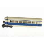 Märklin Mittelwagen zum Triebzug ST 800 TM, S H0, Guss, elfenbein/blau, leichte Alterungs- und