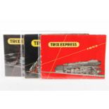 3 Trix Express Kataloge 1953, 1954 und 1955, Alterungsspuren