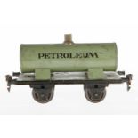 Märklin Petroleum Kesselwagen 1973, S 1, HL, versch. Ausbesserungen, LS und gealterter Lack, L 19,5,