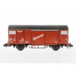 Märklin gedeckter Güterwagen 5860, S 1, braun, L 31, OK, Z 1-2