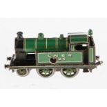 Bing Tischbahn 1-B Tenderlok "504" 11/923/1 LNER, Uhrwerk intakt, CL, LS, Z 2-3