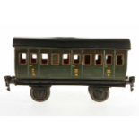 Märklin Abteilwagen 1864, S 1, CL, ohne AT, Alterungsspuren, Dach leicht verbeult und