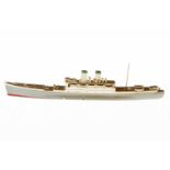 Wiking Modellschiff "MS Hamburg", Guss, Spielspuren, 1 Mast fehlt, L 16, Z 2