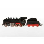 Märklin 1-C Tenderlok FM 800 mit Tender, S H0, Kunststoff, schwarz, 2 Stirnlampen, leichte