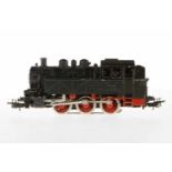 Märklin C-Tenderlok TM 800, S H0, 2. Version, Guss, schwarz, 2 Stirnlampen, leichte Lackschäden,