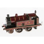 Bing Tischbahn 1-B Tenderlok 11/923/1 LMS, Uhrwerk intakt, ÜL, bespielt