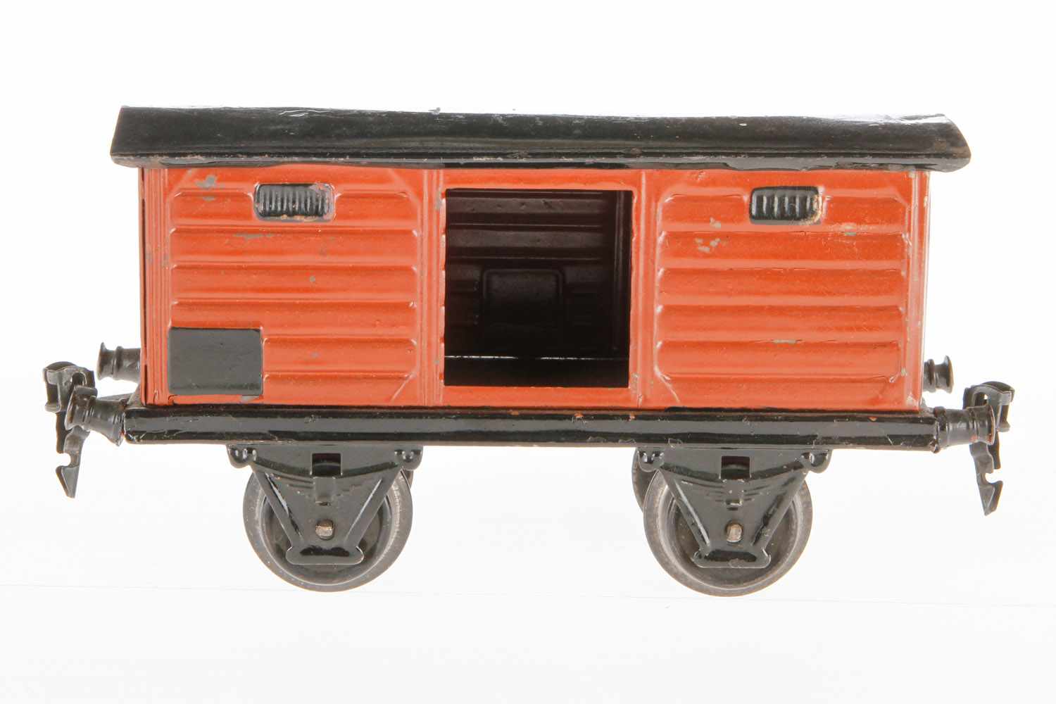 Märklin gedeckter Güterwagen 1965, S 1, HL, 1 TÖ, Rahmenbereich tw nachlackiert, kl. Ausbesserungen,