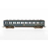 Märklin intern. Schlafwagen 353 J, Blech, blau, Cellonscheiben, 16 imit. Dachlüfter, mit