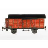 Märklin gedeckter Güterwagen 1791, S 1, CL, mit BRH und 2 ST, 1 Griff fehlt, LS tw ausgebessert,