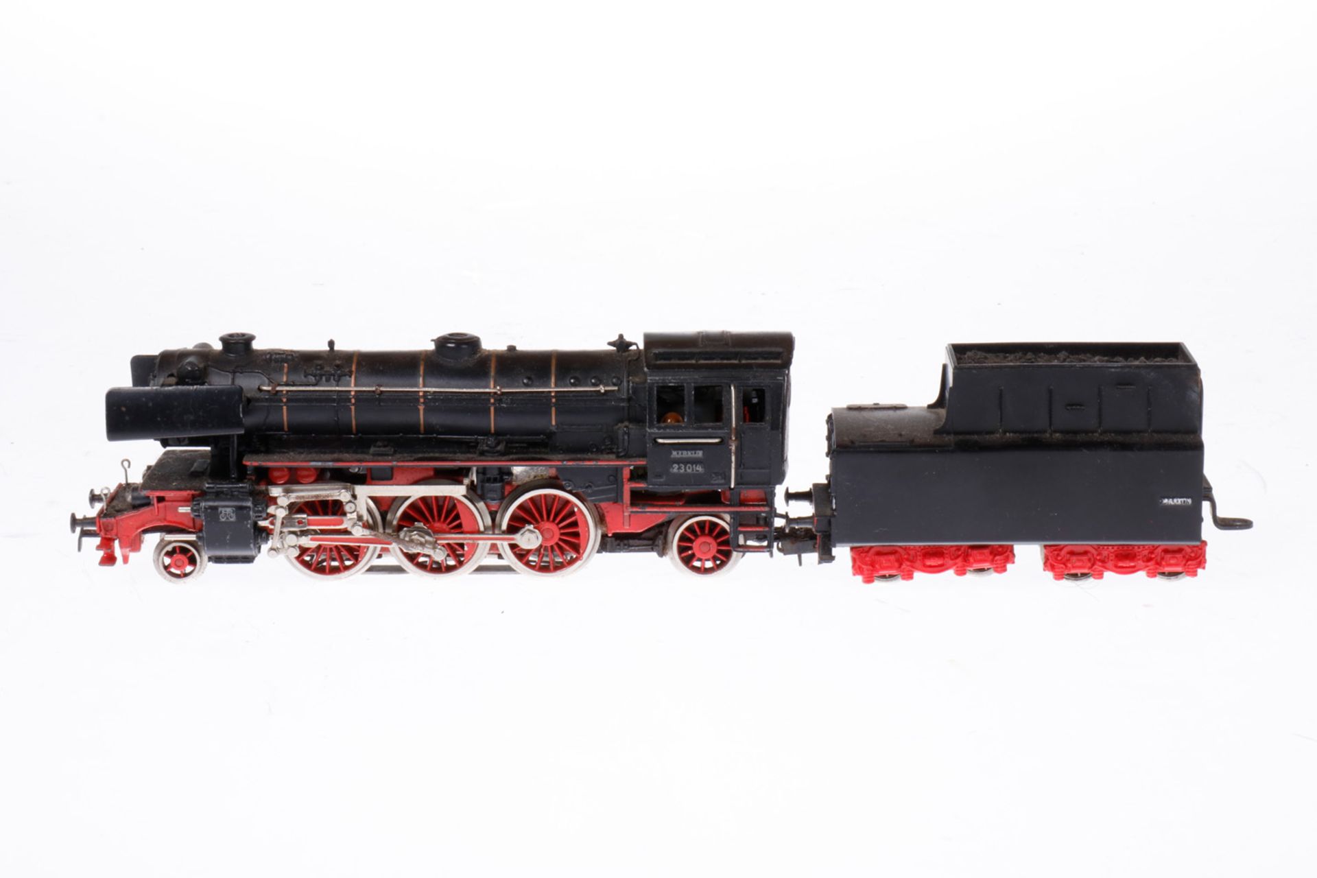 Märklin 1-C-1 Schlepptenderlok "23 014" DA 800, S H0, Guss/Kunststoff, schwarz, LS, bespielt