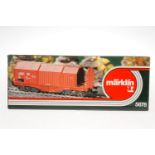 Märklin Teleskophaubenwagen 5878, S 1, braun, L 37,5, OK, Z 1-2