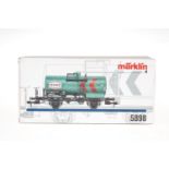 Märklin Kesselwagen 5898, S 1, grün, L 27,5, OK, Z 1-2