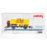 Märklin Kesselwagen 5806, S 1, gelb, L 27,5, OK, Z 1-2