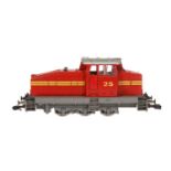 Märklin Rangierlok "25", S 1, elektr., rot, bespielt