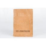 Uso e Manutenzione,Fiat Modell 520, italienisch, s/w bebildert, leichte Alterungs- und