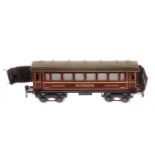 Märklin Mitropa Schlafwagen 1753, S 0, CL, mit 4 AT, Puffer ersetzt, LS, L 25,5, bespielt