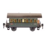 Märklin Personenwagen 1727, S 0, CL, mit 2 AT, LS, L 18,5, im NB-OK, Z 2