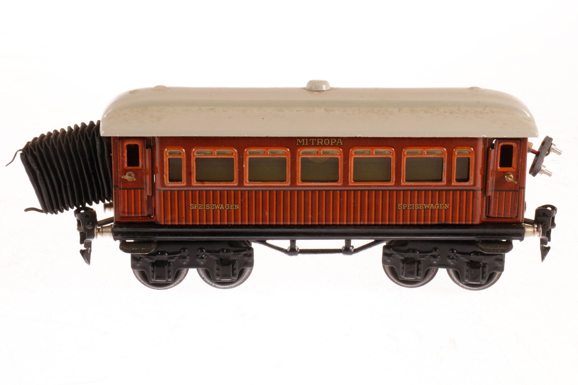 Märklin Mitropa Speisewagen 1886, S 0, CL, Dach ÜL und verändert, L 21,5, im NB-OK, bespielt