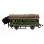 Märklin Gepäckwagen 1728, S 0, CL, mit 2 ST, verändert, L 18,5, im NB-OK, bespielt