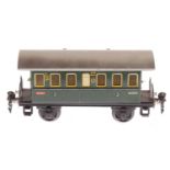 Märklin Personenwagen 1727, S 0, CL, mit 2 AT, LS, L 18,5, im NB-OK, Z 2