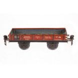 Märklin Niederbordwagen 1764, S 0, CL, L 16,5, im NB-OK, bespielt