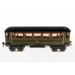 Märklin Personenwagen 1886, S 1, CL, mit 4 AT, LS und gealterter Lack, L 33,5, sonst noch Z 2 19.