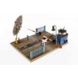 Märklin Bahnübergang, S 0, HL, Zugauslösung, intakt, komplett, LS, L 26, Z 2 19.50 % buyer's premium