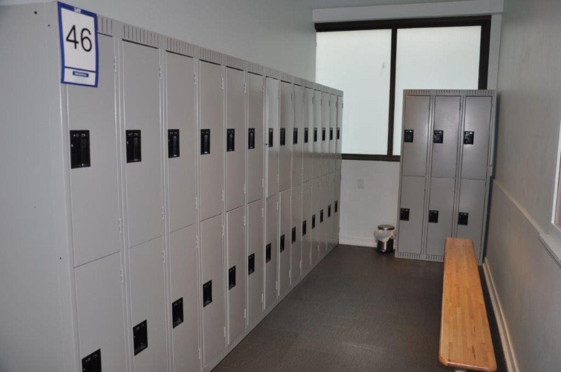 Lot: locker units (3 x 6-doors & 2 x 8-doors)