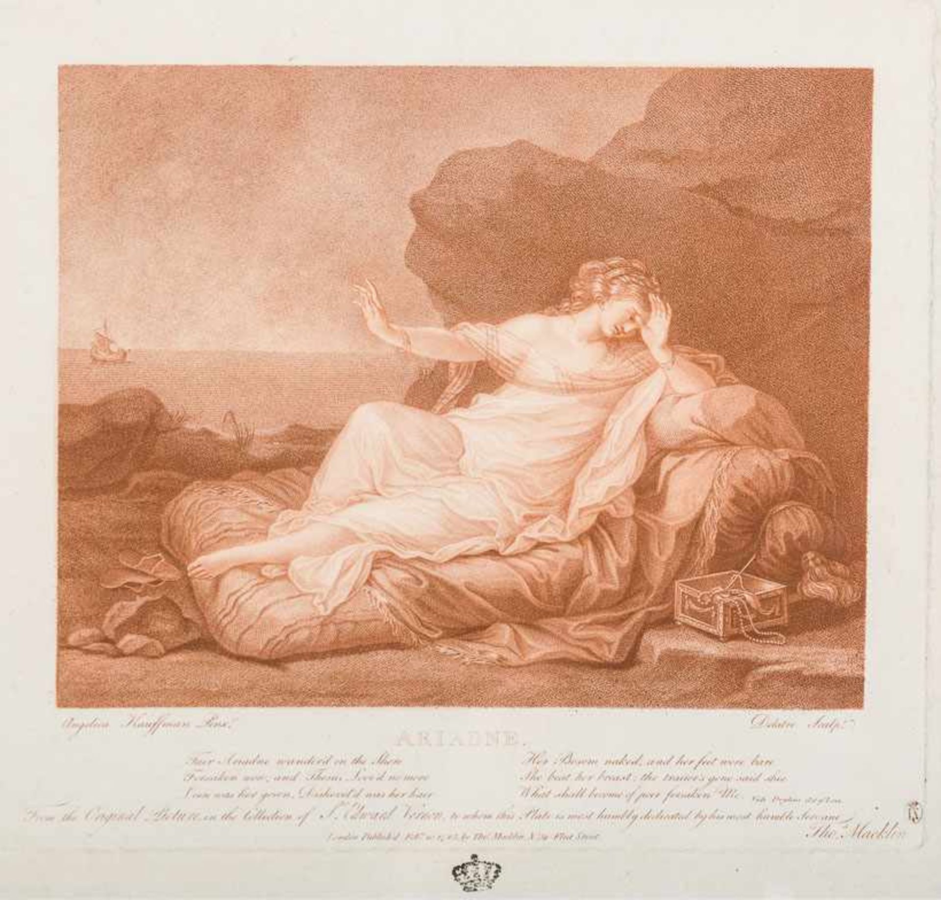 Delattre, Jean-Marie (Abbeville/Somme, Fulham/England 1746-1840) "Adriane" nach Angelika
