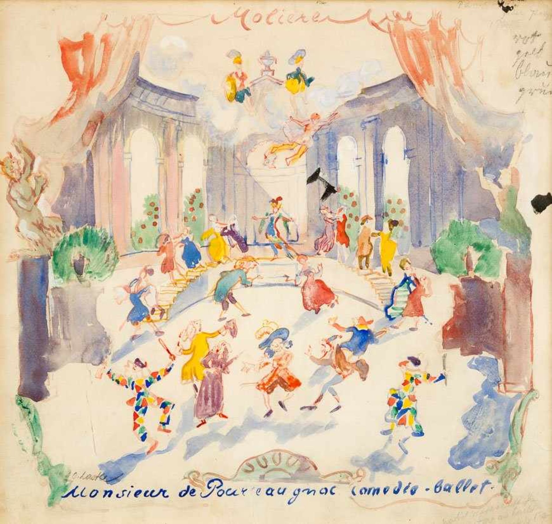 Laske, Oskar (Zernowitz/Bukowina, Wien 1874-1951) Monsieur de Pourreaugnac Comedia Ballet.