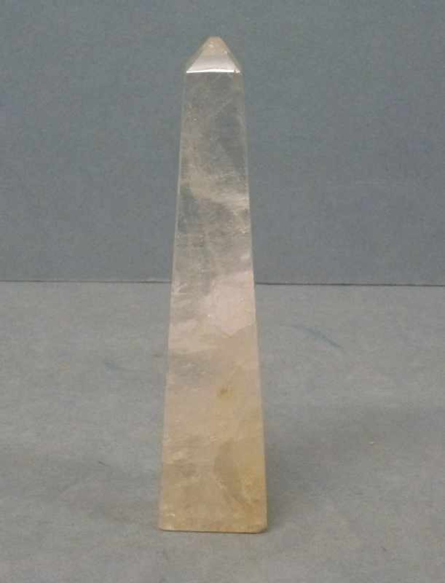 Obelisk, Bergkristall H 17 cm