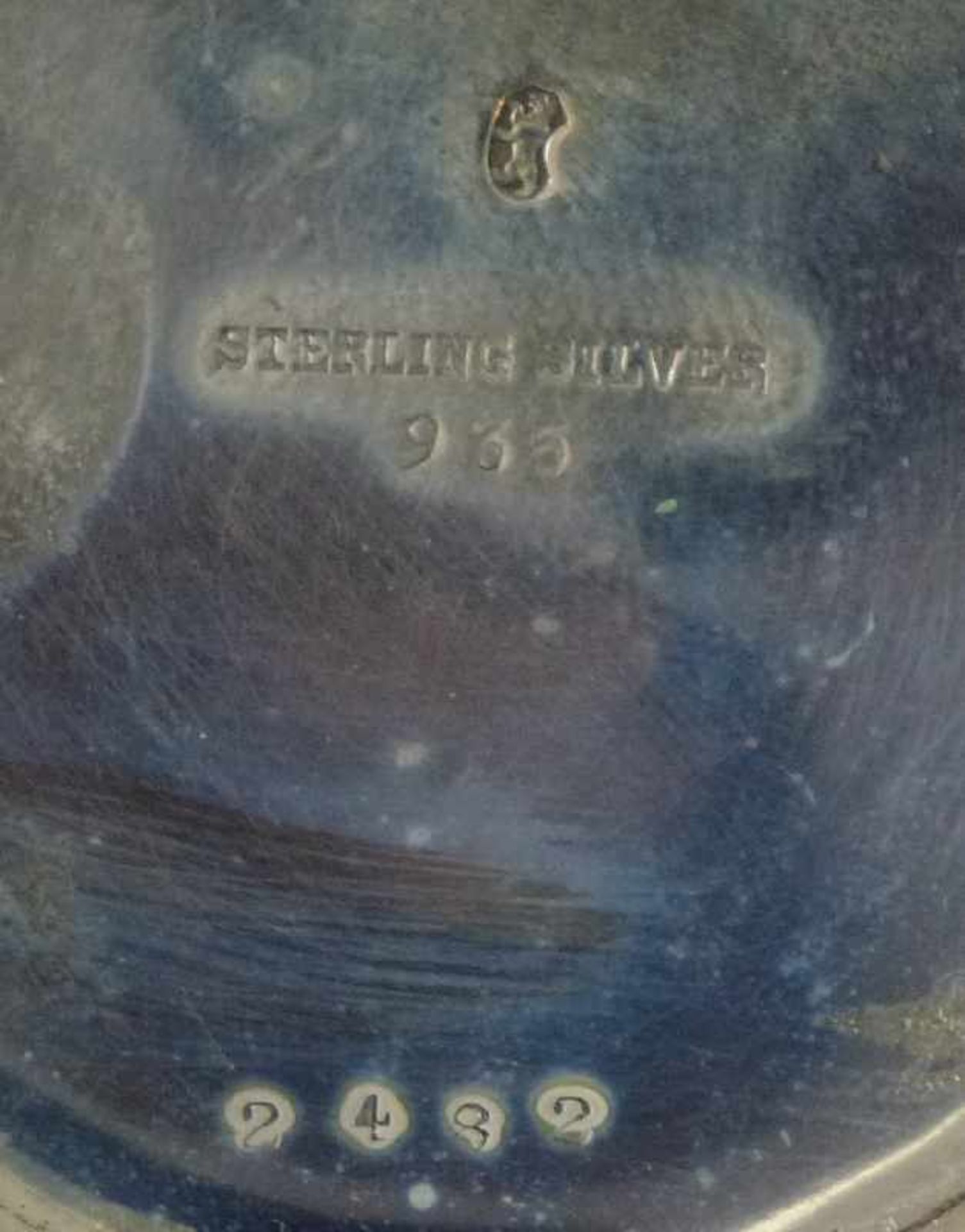 Sprungziffern-Taschenuhr, Savonette, IWC-Patent Pallweber, um 1910 935er Silber, guillochiert, 3 - Bild 4 aus 4