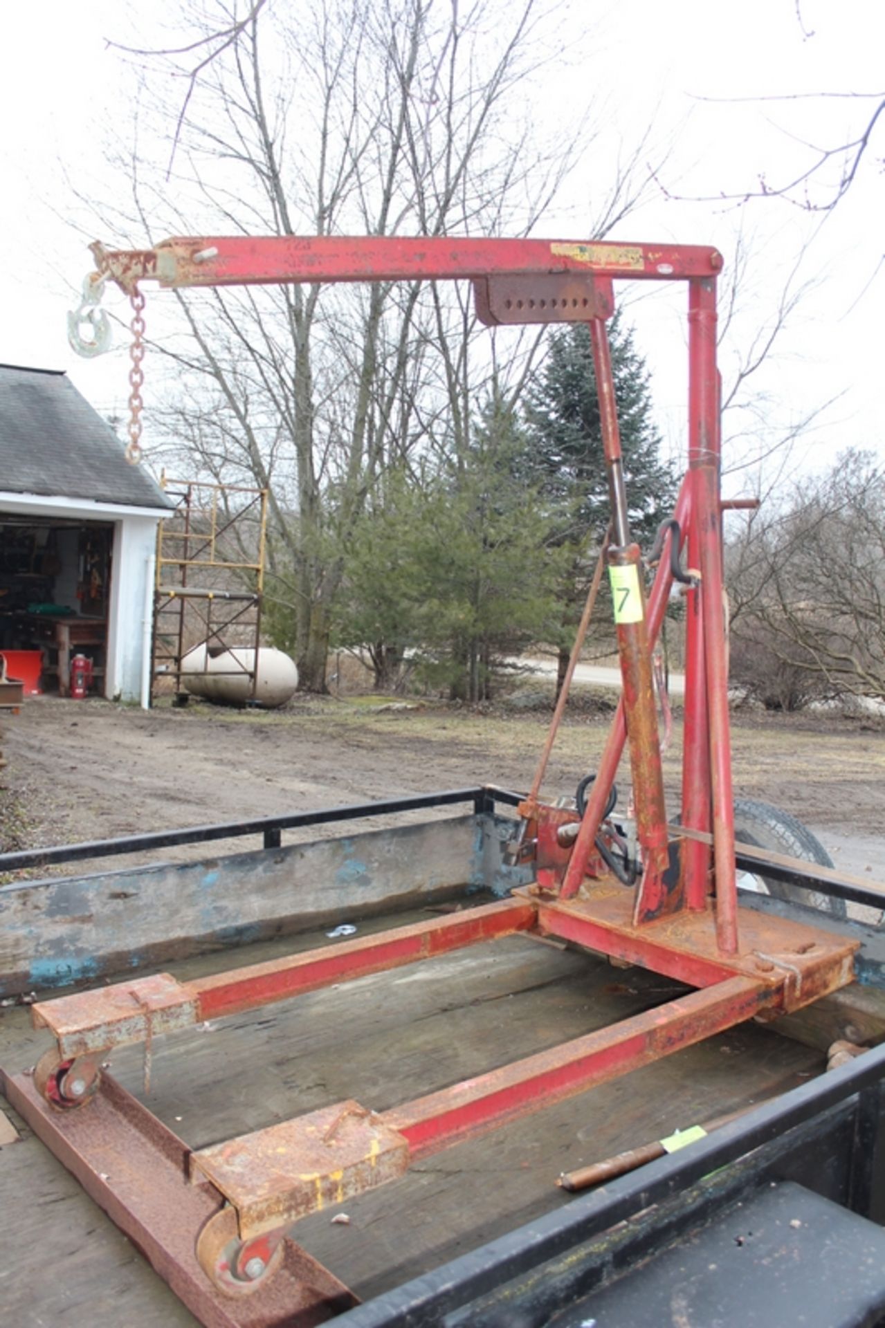 Stratton Hydro-Crane Portable Hydraulic Shop Crane