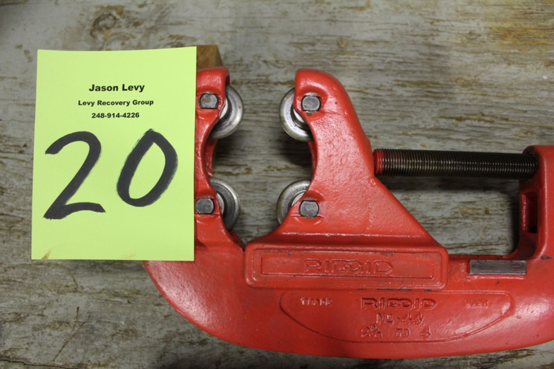 Ridgid No. 44 Four Wheel Pipe Cutter - Image 2 of 2