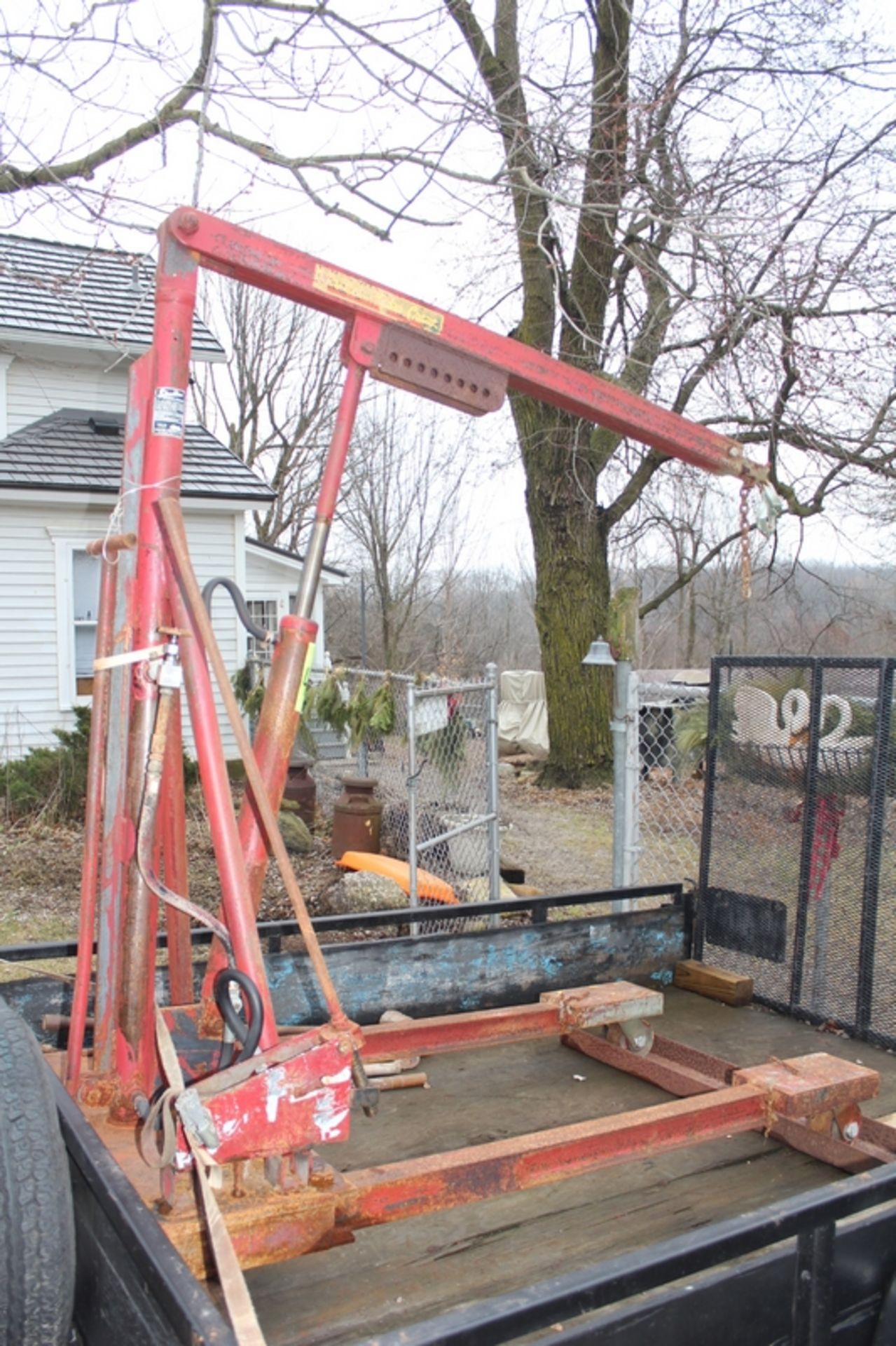 Stratton Hydro-Crane Portable Hydraulic Shop Crane - Image 3 of 4