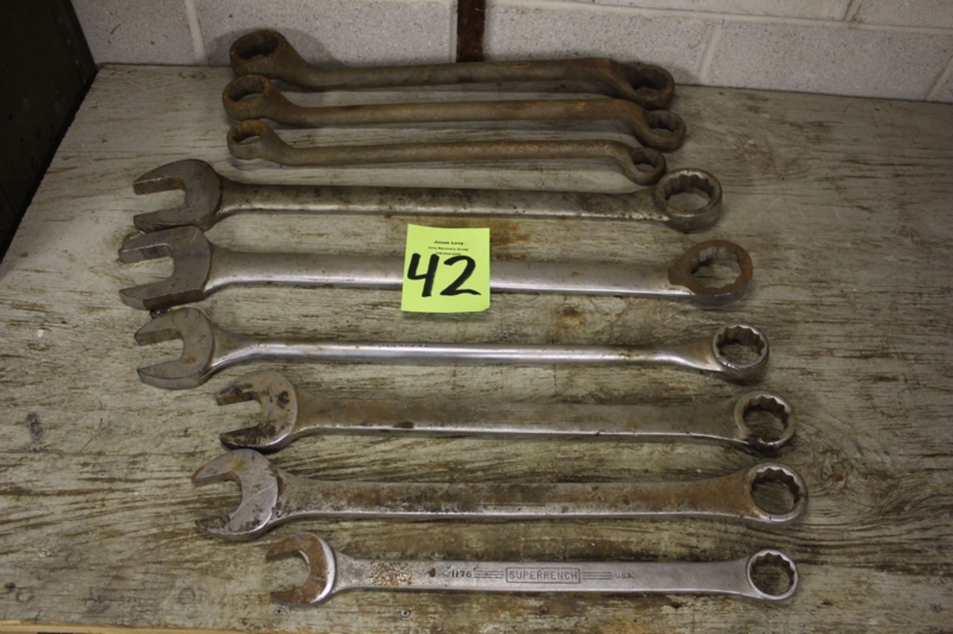 Lot of Heavy Duty Wrenches