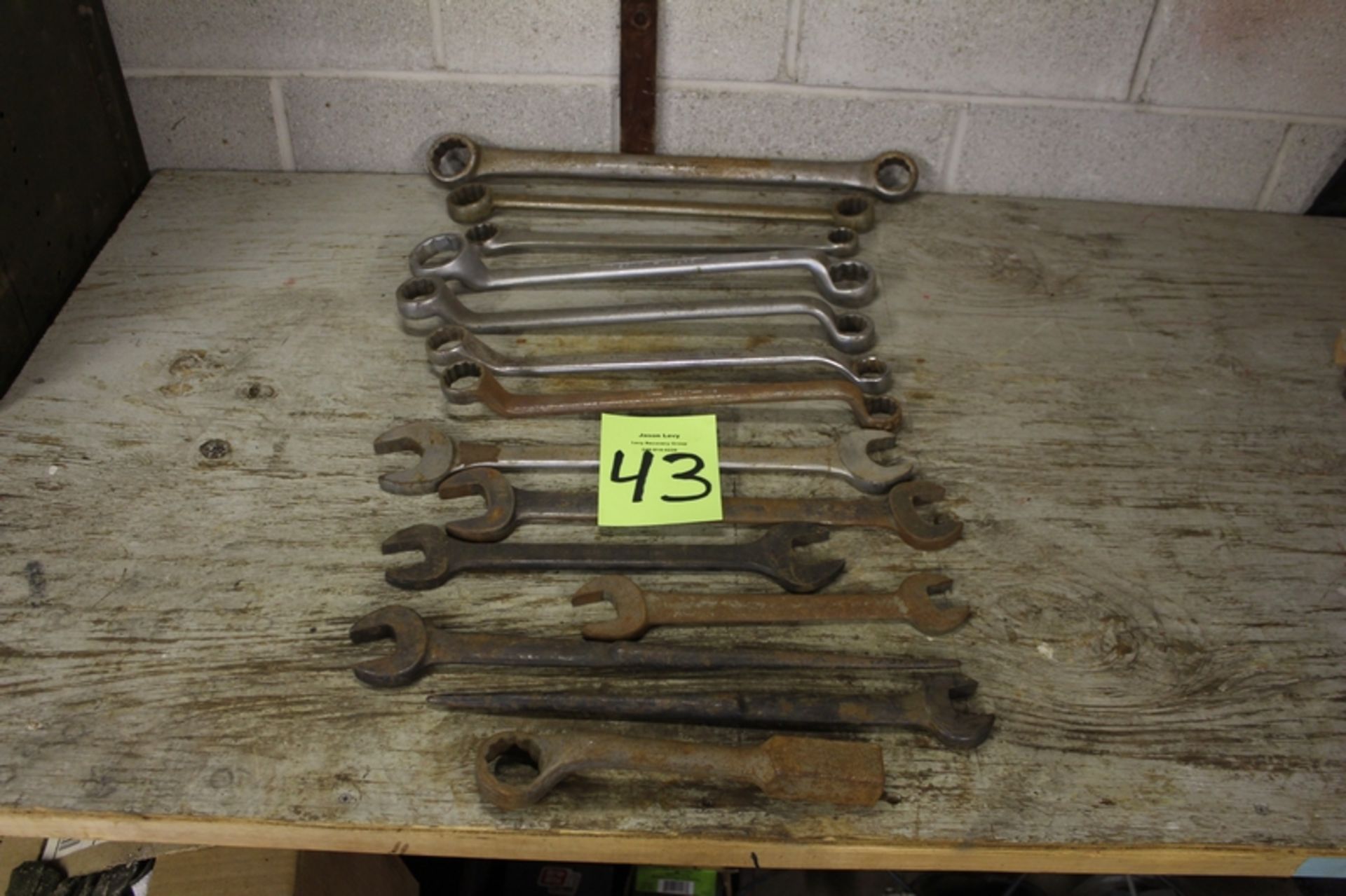 Lot of Heavy Duty Wrenches