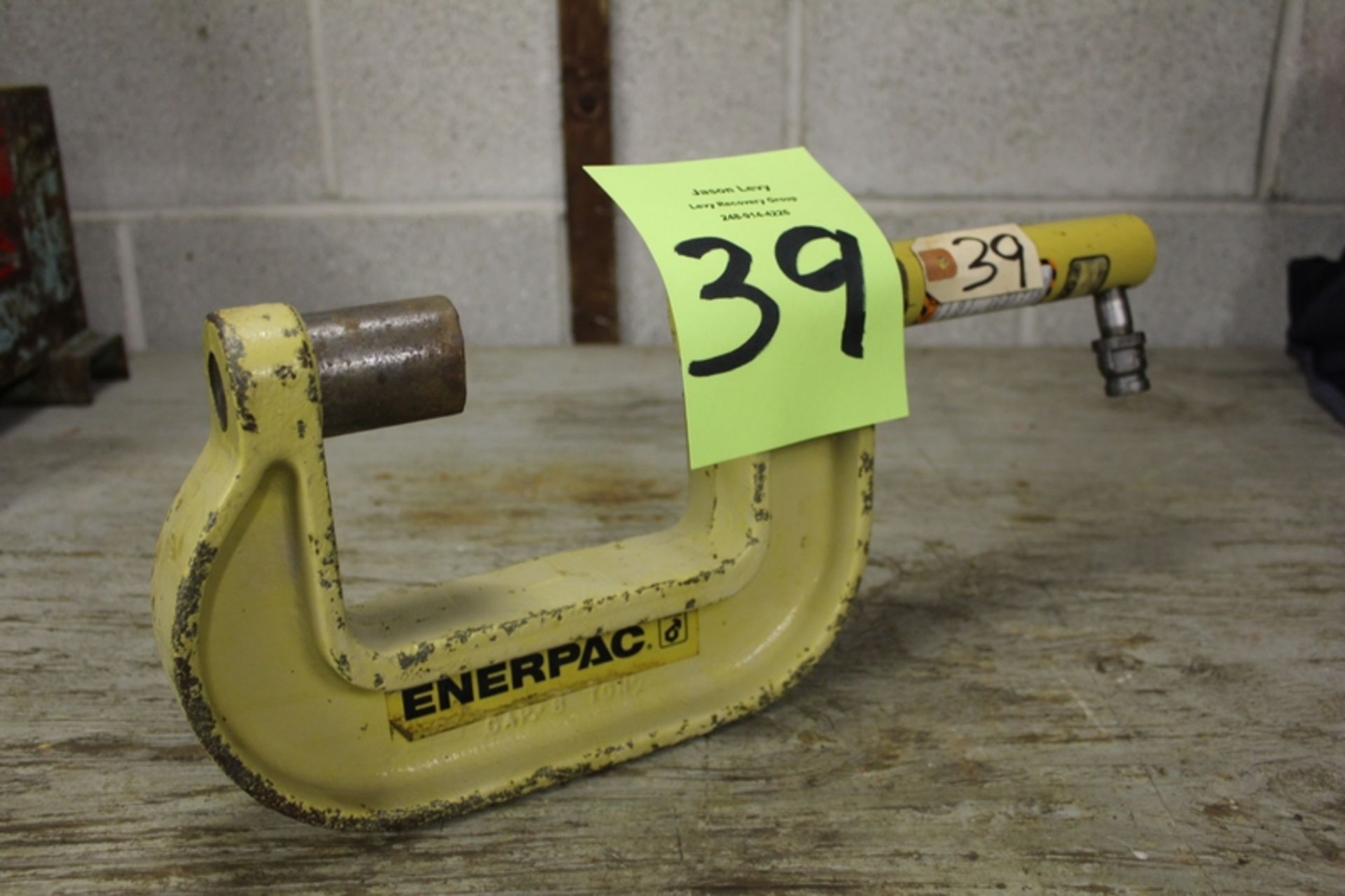 Enerpac C-Frame Hydraulic Clamp - Image 3 of 3