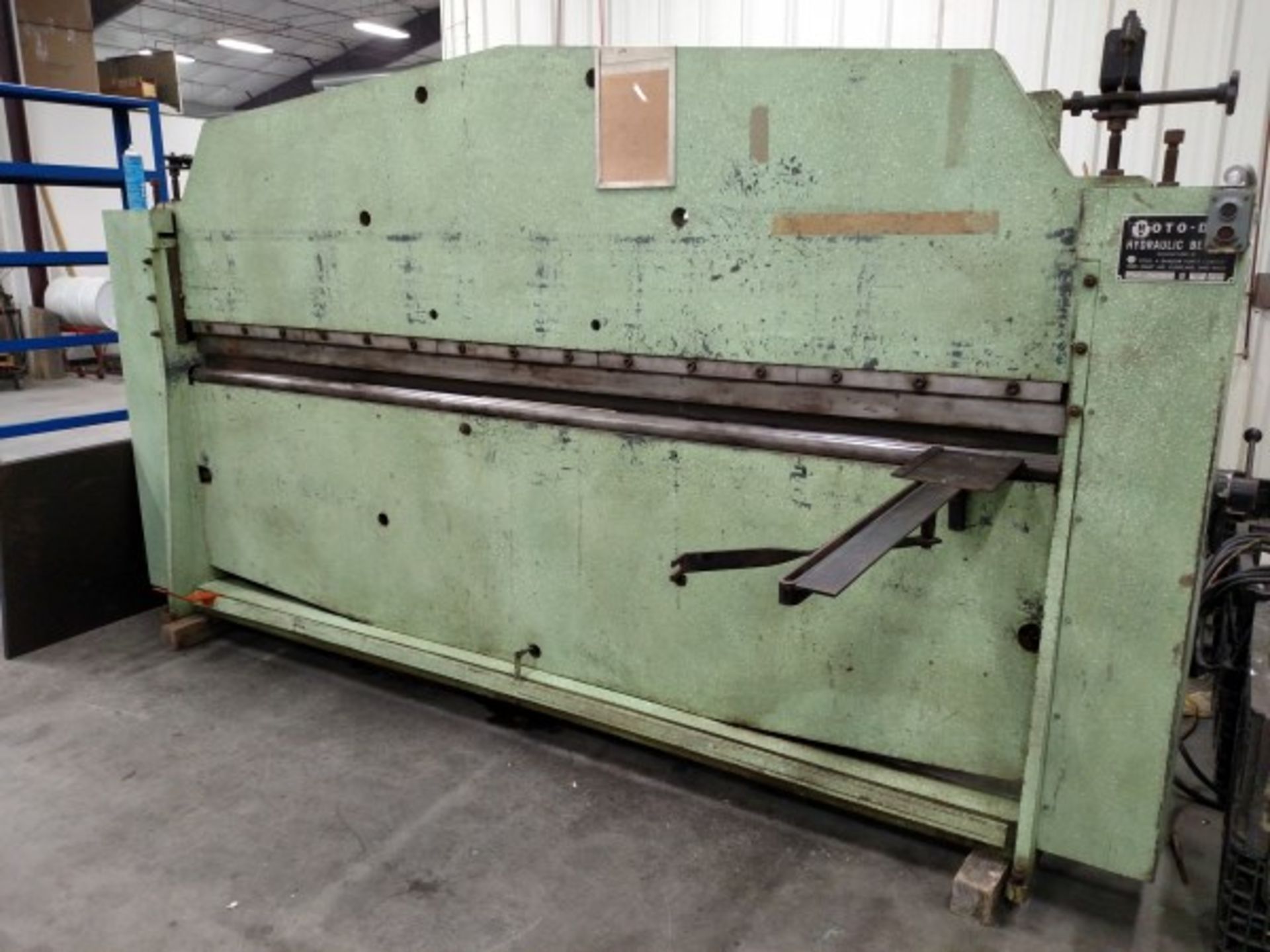 Roto-Die Model 15 Hydraulic Press Brake NEW 1977