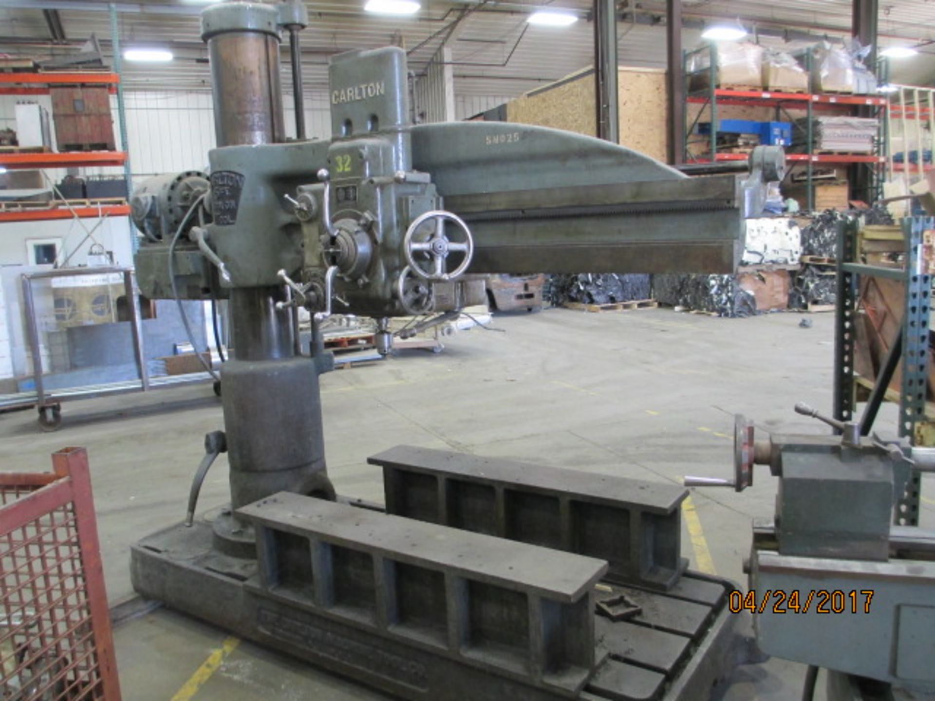 Carlton 5' x 11" Radial Drill. - Image 2 of 2