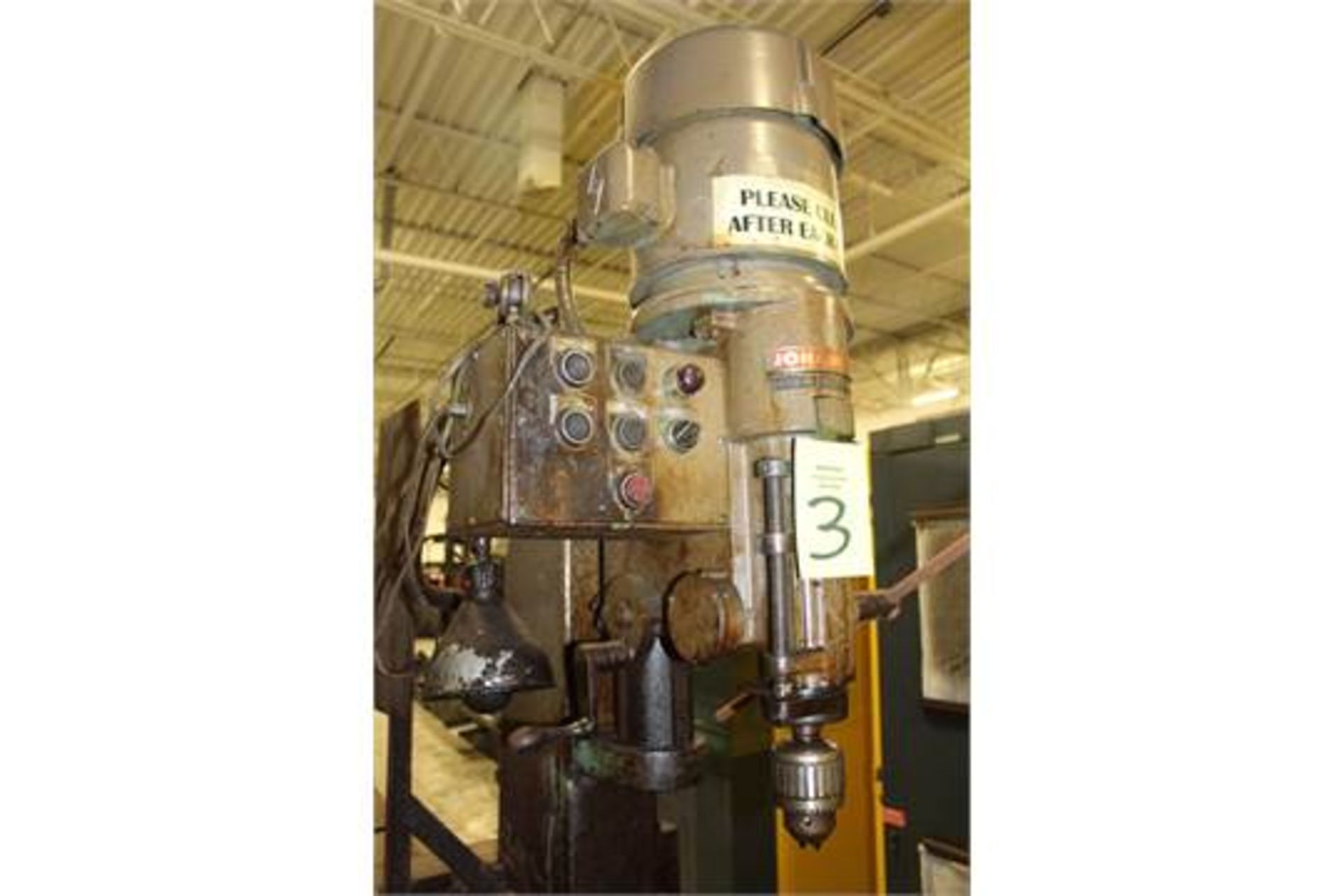 Johansson 28" Geared Head Single Spindle Drill Press - Image 2 of 5