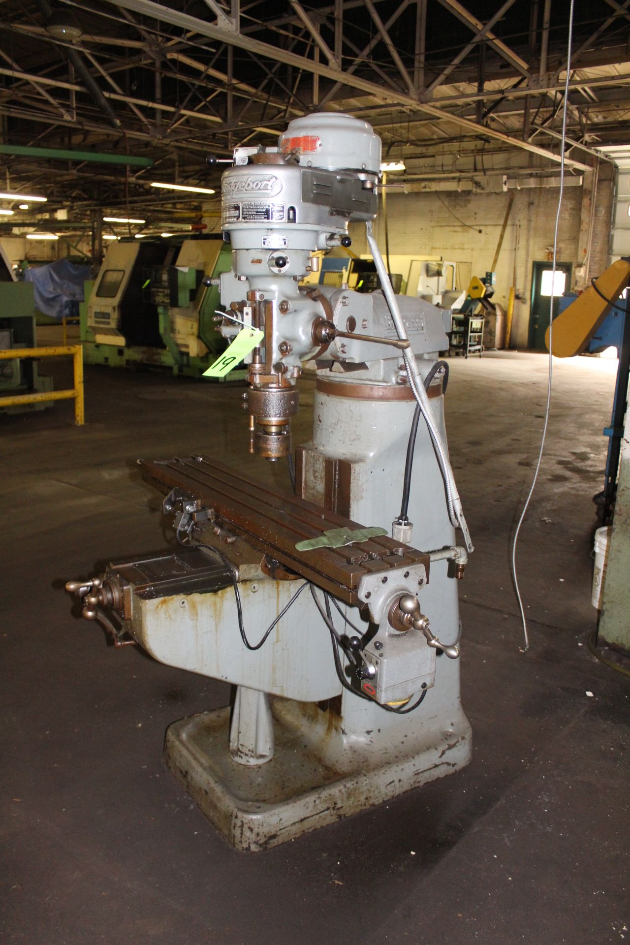 Bridgeport 1-Hp 8-Speed Vertical Milling Machine - Image 2 of 2