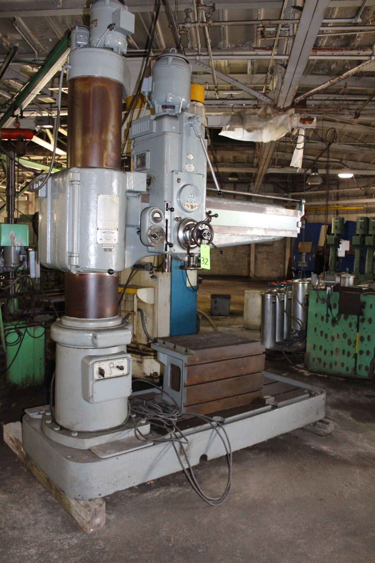 Webo BR40 6' Arm x 13" Column Radial Drill - Image 2 of 2