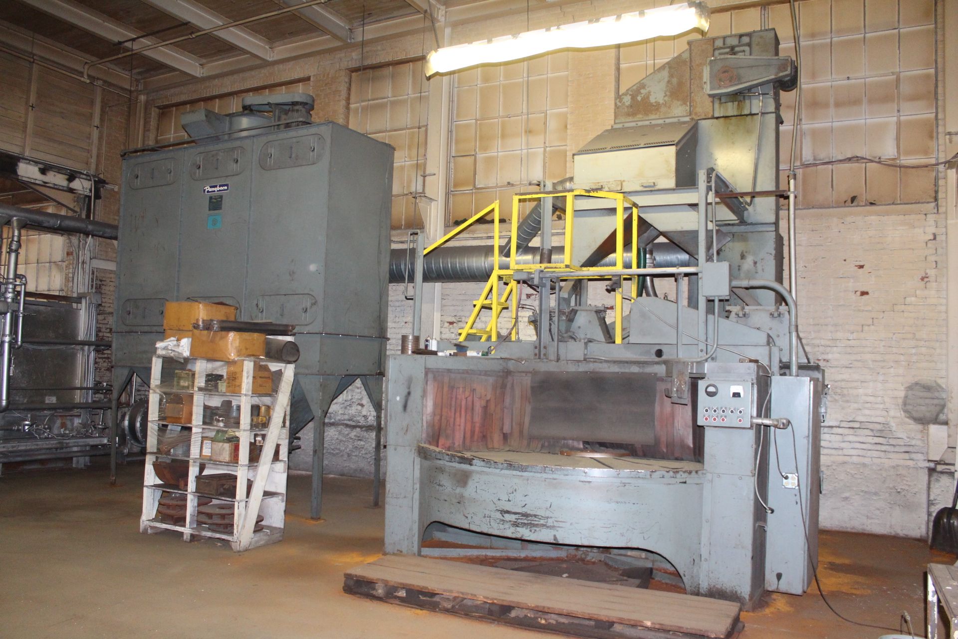 Pangborn Rotary Table Type Shot Blast Cleaning Machine