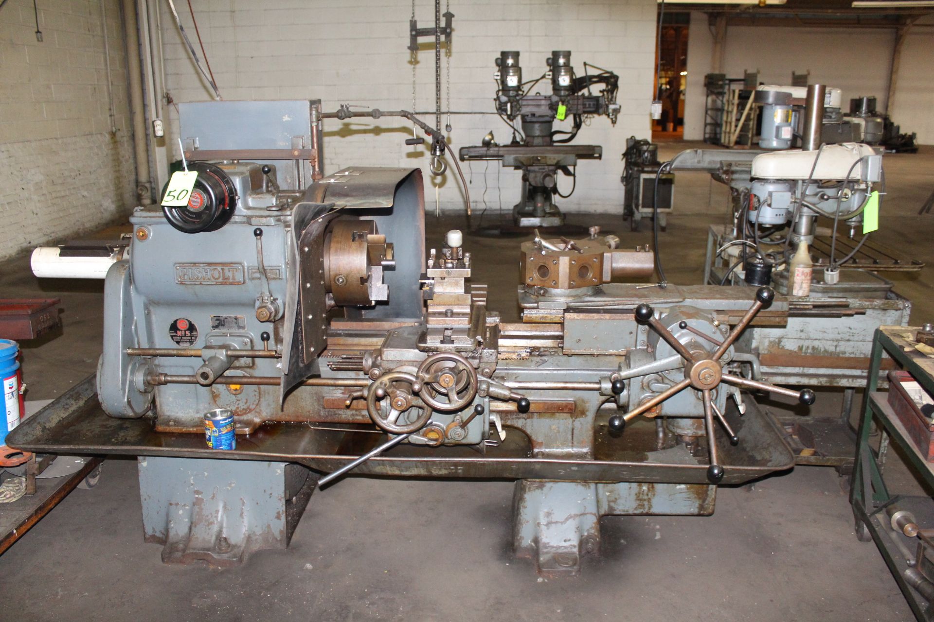 Gisholt No. 5 Ram Type Turret Lathe - Image 2 of 2